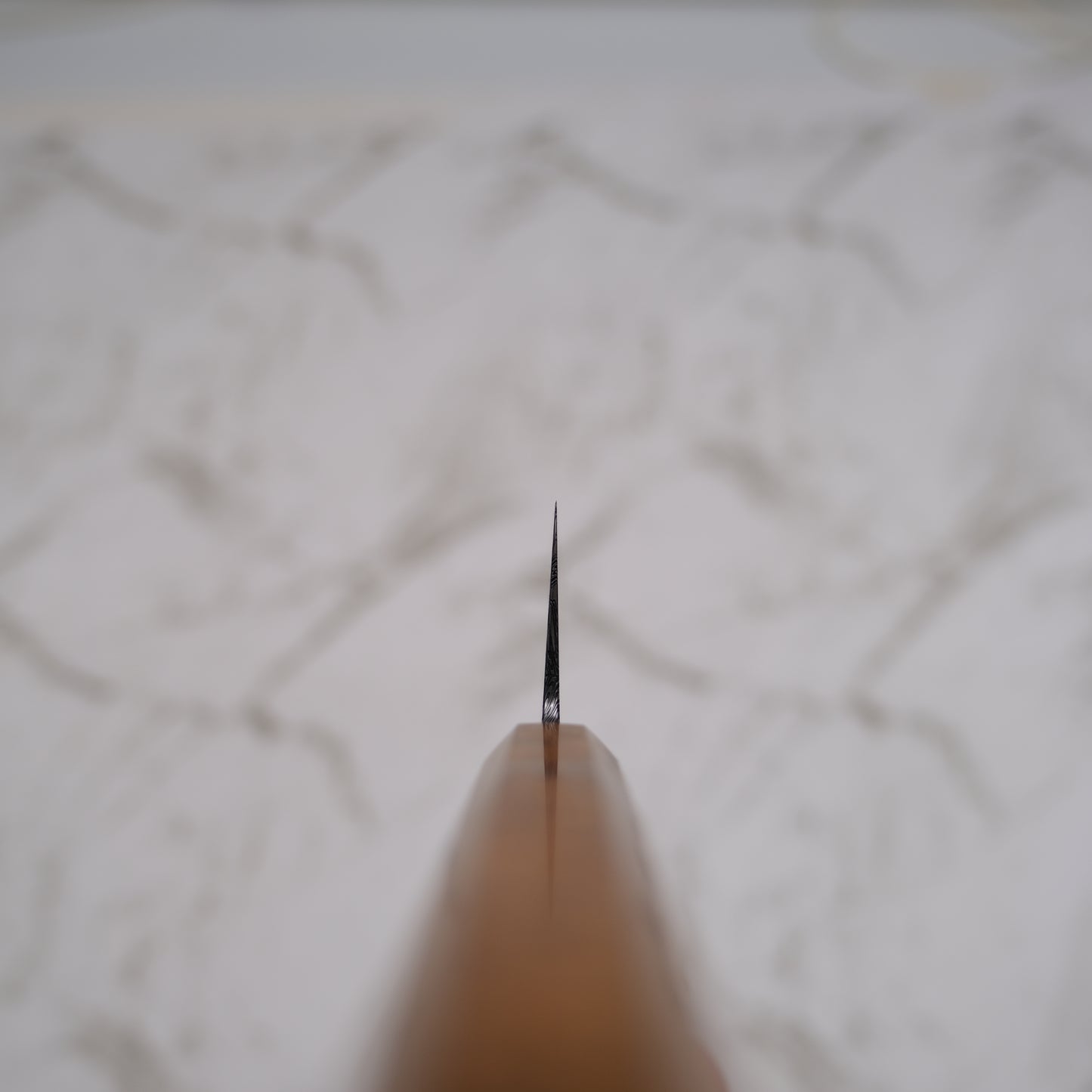 225mm "Chocolate Swirl" Mosaic Damascus Gyuto