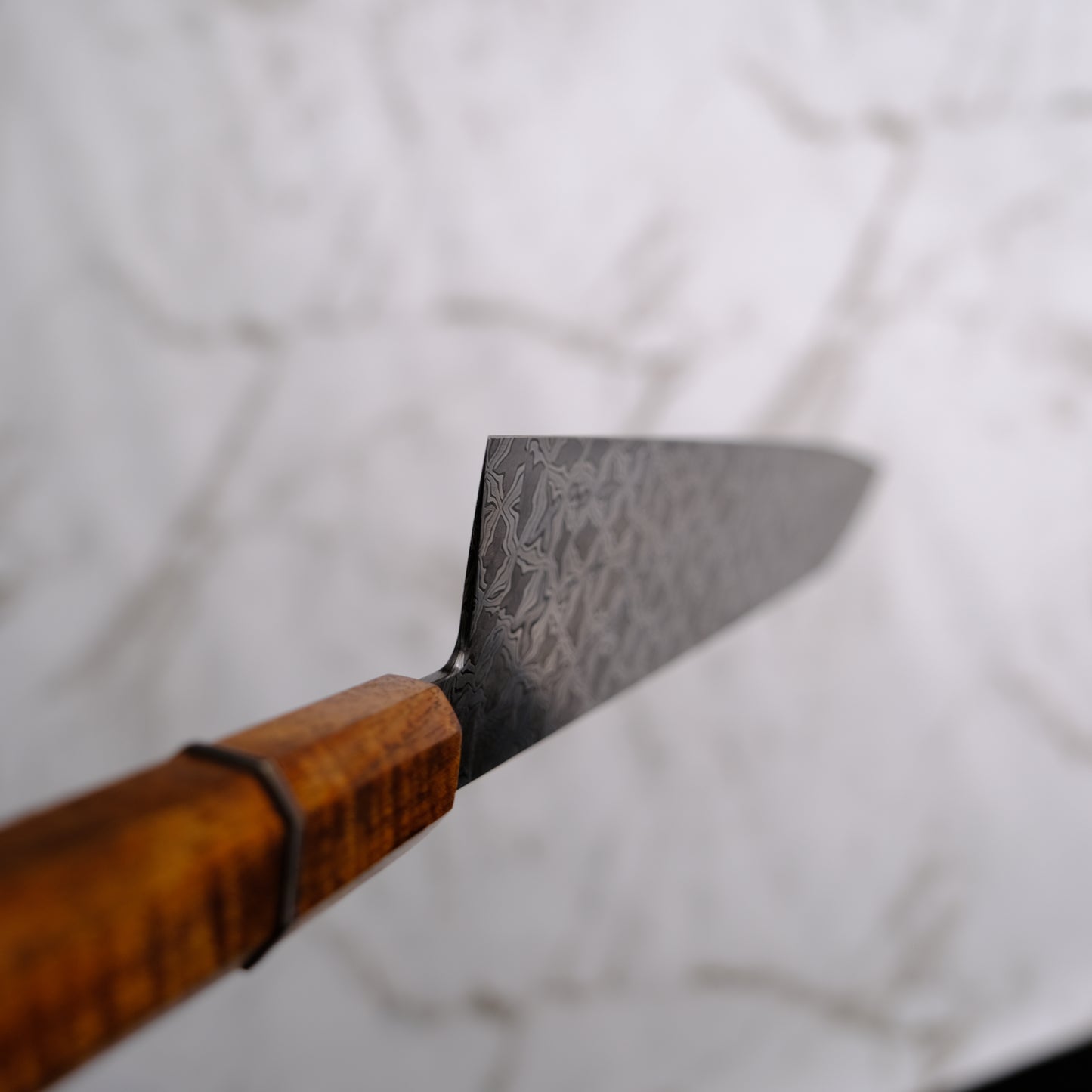 220mm Star damascus Gyuto with matching saya