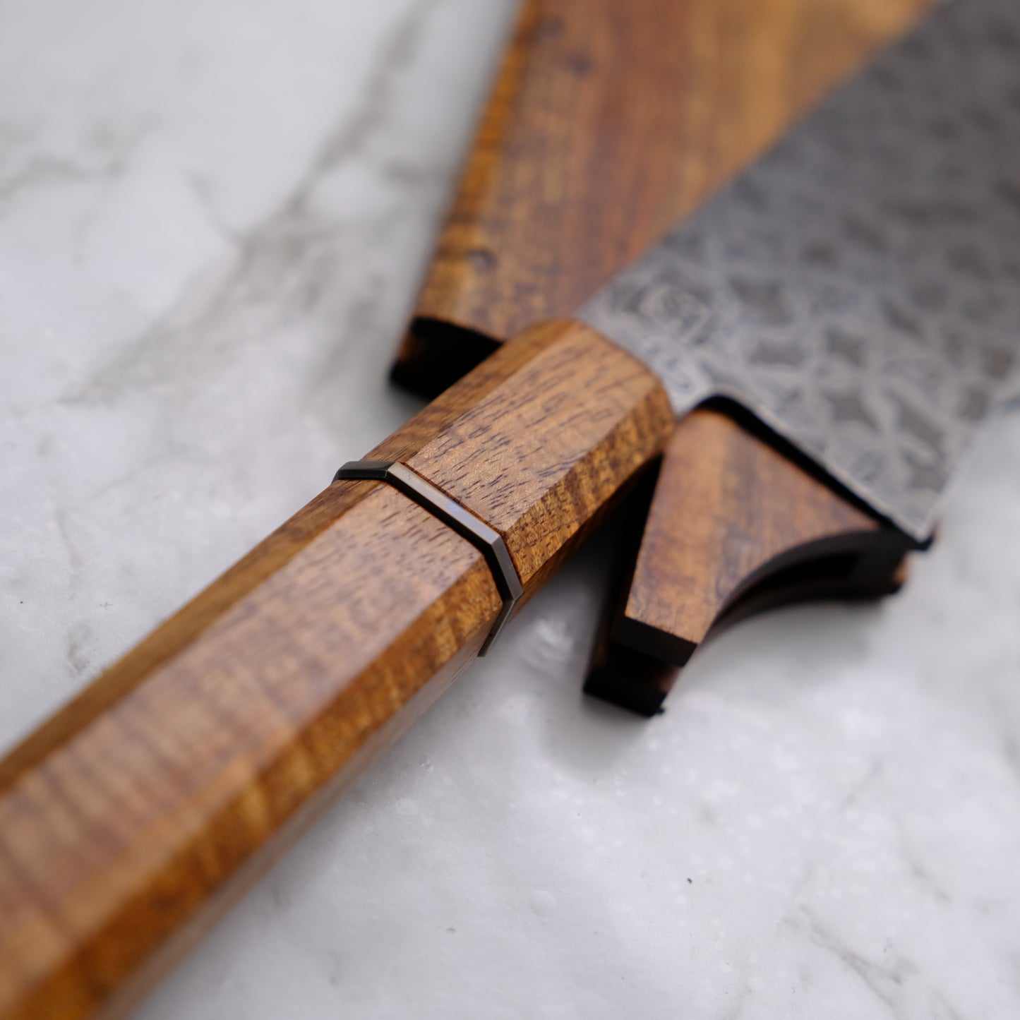 220mm Star damascus Gyuto with matching saya