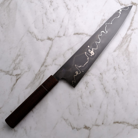 240mm gyuto with hamon